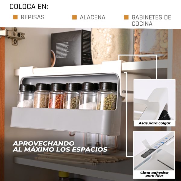 Especieros Moderno Organizador Frascos Base Colgante Cocina - Imagen 10