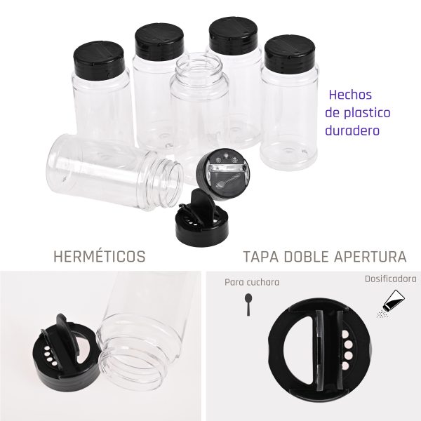 Especieros Moderno Organizador Frascos Base Colgante Cocina - Imagen 5