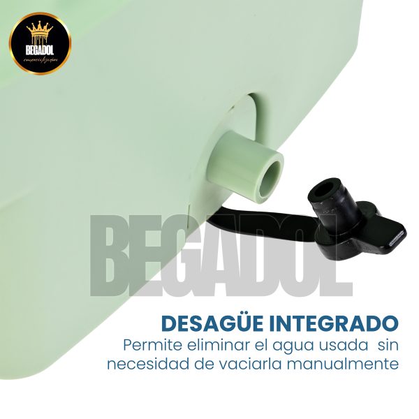 Mini Lavadora Portatil Plegable Pequeña Para Ropa Chica Morada - Imagen 4