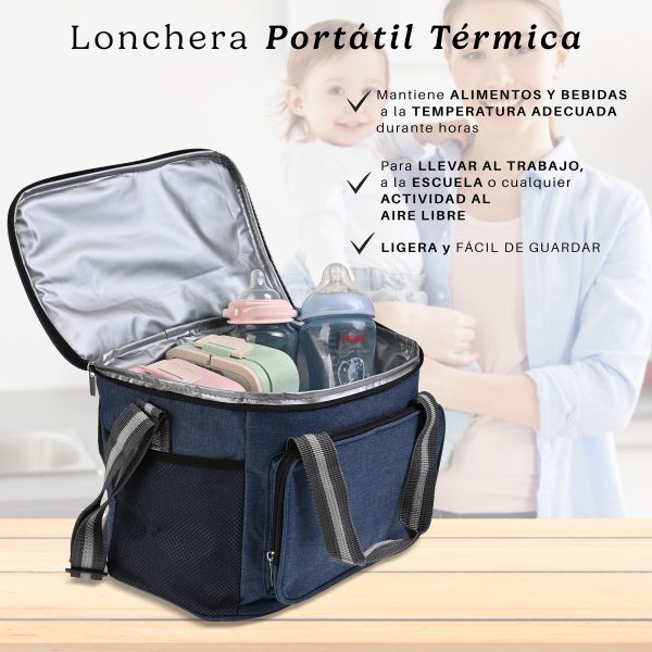 Lonchera Termica De Gran Capacidad Con Correas 15l Hielera - Imagen 2