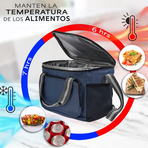 Lonchera Termica De Gran Capacidad Con Correas 15l Hielera - Imagen 7