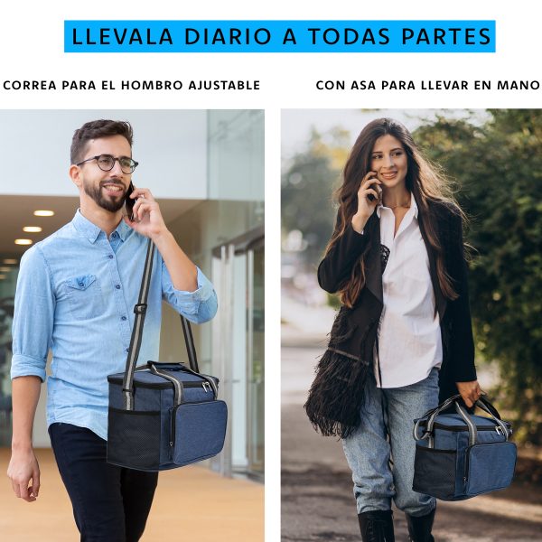 Lonchera Termica De Gran Capacidad Con Correas 15l Hielera - Imagen 3