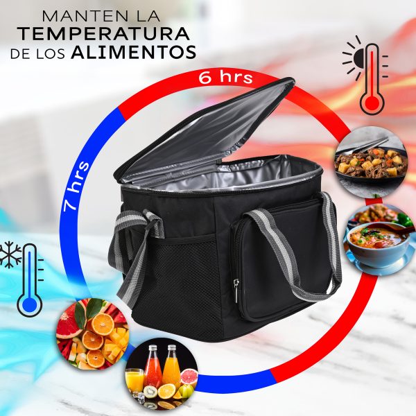 Lonchera Termica De Gran Capacidad Con Correas 15l Hielera - Imagen 4