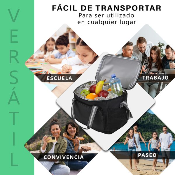 Lonchera Termica De Gran Capacidad Con Correas 15l Hielera - Imagen 6