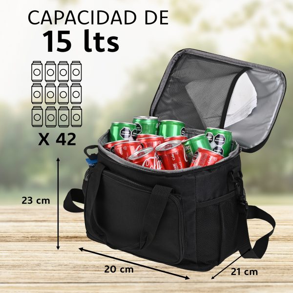 Lonchera Térmica De Gran Capacidad Con Correas 15l Mochila - Imagen 3