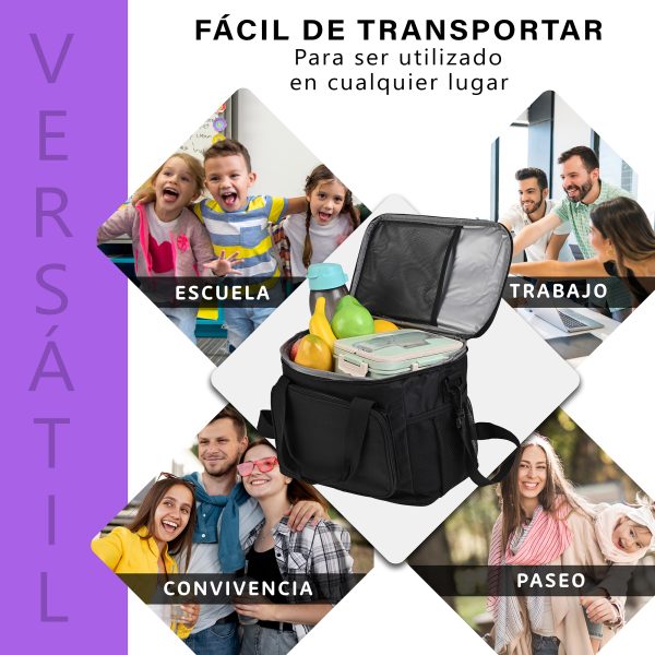 Lonchera Térmica De Gran Capacidad Con Correas 15l Mochila - Imagen 6