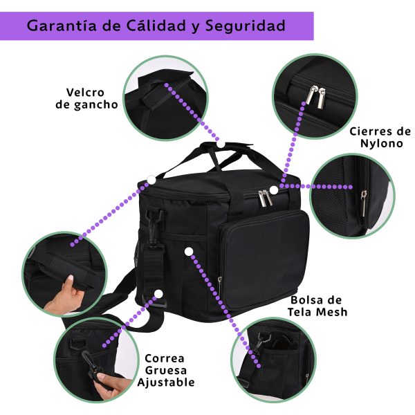 Lonchera Térmica De Gran Capacidad Con Correas 15l Mochila - Imagen 7