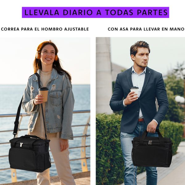 Lonchera Térmica De Gran Capacidad Con Correas 15l Mochila - Imagen 8
