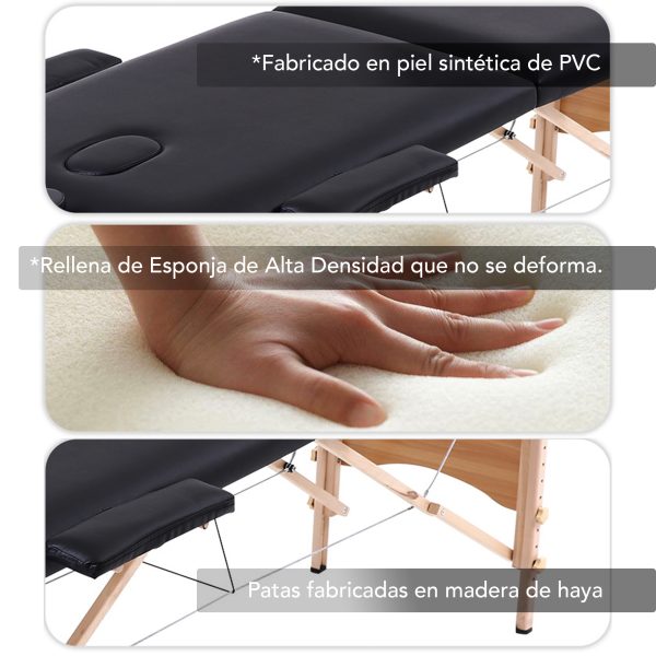 Camilla Para Masaje Portatil Profesional Cama Spa Tatuajes - Imagen 4