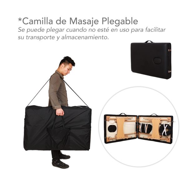 Camilla Para Masaje Portatil Profesional Cama Spa Tatuajes - Imagen 6