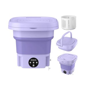 Mini Lavadora Portatil Plegable Pequeña Para Ropa Chica